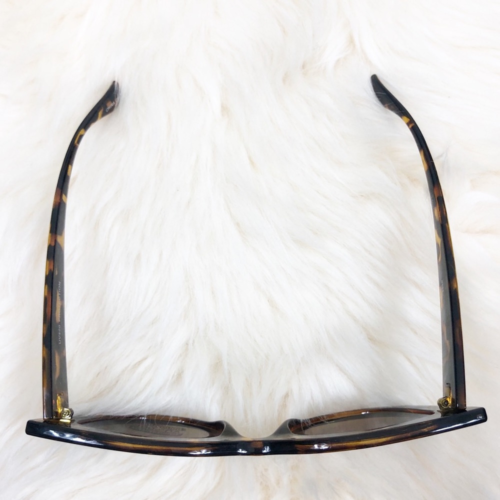 New Glossy Tortoise Cat Eye Designer Sunglasses - Picture 5 of 5